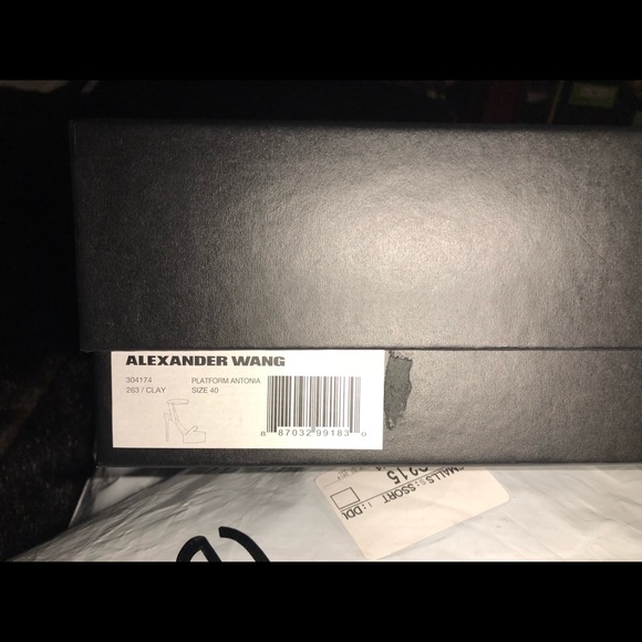 ALEXANDER WANG SUEDE ANTONIA HEELS - Picture 6 of 6